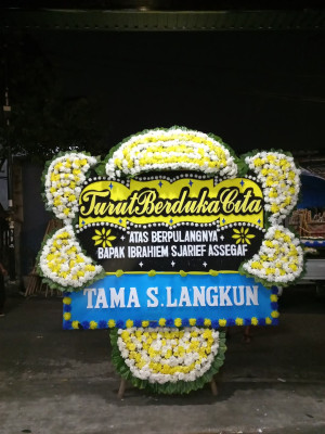 Papan Bunga Duka di Arjasari